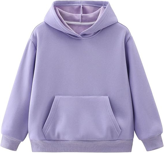 Girls Fleece Hoodie Long Sleeve Oversized 5-14Y